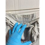 American Eagle Super High-Rise Lightweight Striped Trouser Style Shorts Womens 8 Photo 4