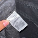 American Eagle  Distressed Mom Jeans Size 10 black baggy Photo 7