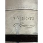 Talbots  100% Pima Cotton Boat Neck Lavender Purple 3/4 Sleeve Top Size Medium Photo 3