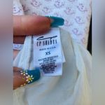 CP Shades  Lia linen/cotton/silk white pink pattern midi dress size/xs Photo 4