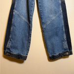 Free People  We The Free Moonlit Moto Slim Bootcut Jeans Darkside Photo 3