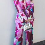 ZARA  Satin Affect Multi Color Belted Blazer Size S NEW Photo 1