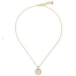 Ted Baker 💕 LONDON💕 Circle Crystal Necklace ~ Gold with Swarovski Crystals NWT Photo 2
