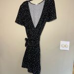 Vetta the short wrap dress floral Black Size L Photo 1