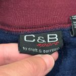 Croft & Barrow Vtg Y2K C&B Sport Crewneck Pullover Embroidered Cat Size XL Photo 2