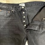 AGOLDE NWT  Riley High Rise Straight Crop Jeans Women's Black Size 32 Photo 8