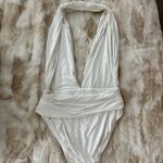Carmen Marc Valvo NEW  Deep Plunge Neckline One Piece Bathing Swim Suit Sz 10 Photo 1