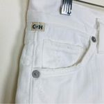Citizens of Humanity  white slightly distressed denim mini skirt. Size 26 Photo 3