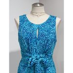 Banana Republic  Issa London Collection Blue Printed Wrap-Tie Dress Size 8 Photo 3