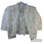 Asilio  The Mind Fall Top White Lace Crop Topper Size 4 Photo 0