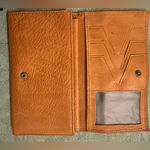 Valentino wallet saddler vintage leather Made in Italy tri fold long Photo 6