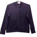 Quince Zip Up Hoodie Black Large Photo 0