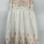 Mossimo Supply Co . size L Dress embroidered adjustable straps Beachy FLAWED Photo 0