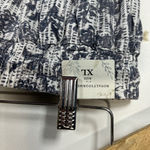 Royalty For Me Women's High Rise Frayed Linen ankle Pants Size XL Blue Floral Photo 9