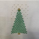 Jerzees Vintage White Christmas Bunny holiday cross stitch unisex sweatshirt L Photo 5