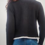 Elie Tahari  BLACK & CREAM CARDIGAN SIZE M Photo 1