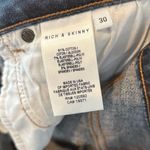 Rich & Skinny  Skinny Leg Jeans Size 30 Photo 6