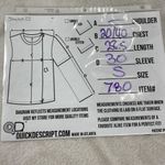 Pink republic  Knitted Cardigan Sweater‎ Womens Sz S Blue White Open Front Chunky Photo 2