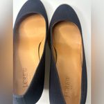 J.Crew  Shoes Womens 10 Seville Espadrille High Pump Blue Canvas‎ Wedge Casual Photo 10