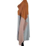 Free People Easy Street Ribbed Turtleneck Sweater Grey Multi Large Oversized Photo 4