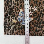 Los Angeles Apparel Los Angeles Leopard Print Butterfly Embroidered T-Shirt - Size S Photo 2