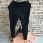 Lysse Skinny Leggings Medium Black Mid Rise USA Wide Waistband Yoga Zumb… Photo 8