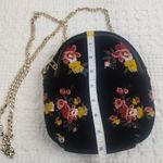 ZARA  Women's Black Floral Purse/Crossbody SKU 2978 Photo 8