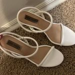 Steve Madden  Carolina white heels Photo 0