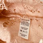 Caution to the Wind  Peach Lace Tank Top Photo 5