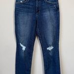 joe's jeans NWOT  Niki Distressed Straight Leg Denim Jeans Womens 31 Blue Stretch Photo 5