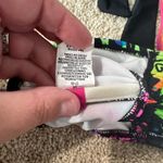 OP Rainbow Splatter Halter Bikini Top Juniors Size Medium / 7 - 9 NO PADDING Photo 5