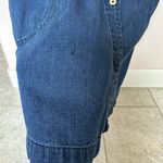 Calvin Klein Denim Dress Women’s Large Long Sleeve Button Up Vintage Retro Blue Photo 3