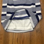 Amanda Uprichard  Dress Womens Small Blue White Silk Sheath Lined Sleeveless Mini Photo 4