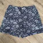 Jachs  Women's Size‎ Small Blue Floral Printed Chino Shorts NWT Photo 0