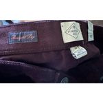 st. john's bay Corduroy Pants 14 Classic Fit Straight Leg Burgundy Photo 6