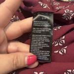 White House | Black Market Kimono Blouse Size Small Fiji Sunset Midnight Orchid Photo 7