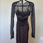 House Of CB  'Gaia' Black Lace Corset Midi Dress NWOT size S Photo 8