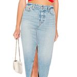 GRLFRND  Isla Denim Midi Skirt Don’t Look Back Photo 1