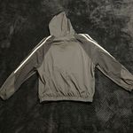 Two pieces set tracksuit bomber jacket sport set leggings shorts activewear mesh White Size M Photo 7