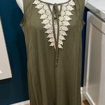 Olive green swim coverup Size M Photo 0