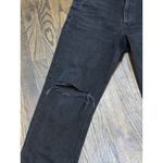 AGOLDE ‎ 90s crop Black Distressed Size 25 Photo 2