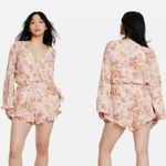 Agua Bendita  X TARGET Romantic Floral Print Flare Sleeve Romper Photo 1