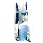 Aritzia Wilfred millau abstract tank top 100% silk flowy swing tunic dress Photo 3