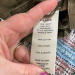 frame denim Frame Cotton Tapered Cargo Style Causal Ankle High Rise Pants Size 27 Photo 6