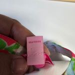 Lilly Pulitzer  Cathy Flamingo Pink Southern Charm Lace Front Shift Dress size 0 Photo 3