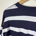 Workshop Republic Clothing Workshop Womens Striped Mon Amour Top Sz Large‎ Graphic Pullover French Comfort Photo 3