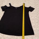 Rock & Republic  Women’s Black Cut Out Blouse Size Medium Photo 3