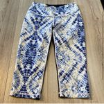 Victoria's Secret Victoria Secret sport vsx knockout crop capri cropped Blue Black Leggings tights Photo 1