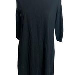 Brochu Walker  3/4 sleeve cotton mini dress black Sz S Photo 0