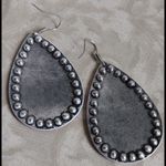 Halloween Scene Teardrop Metal Earrings Orange Photo 2